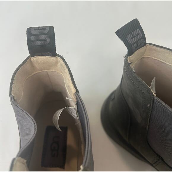 UGG Black Ankle Slide On Boot Size 4.5 - Picture 2 of 5